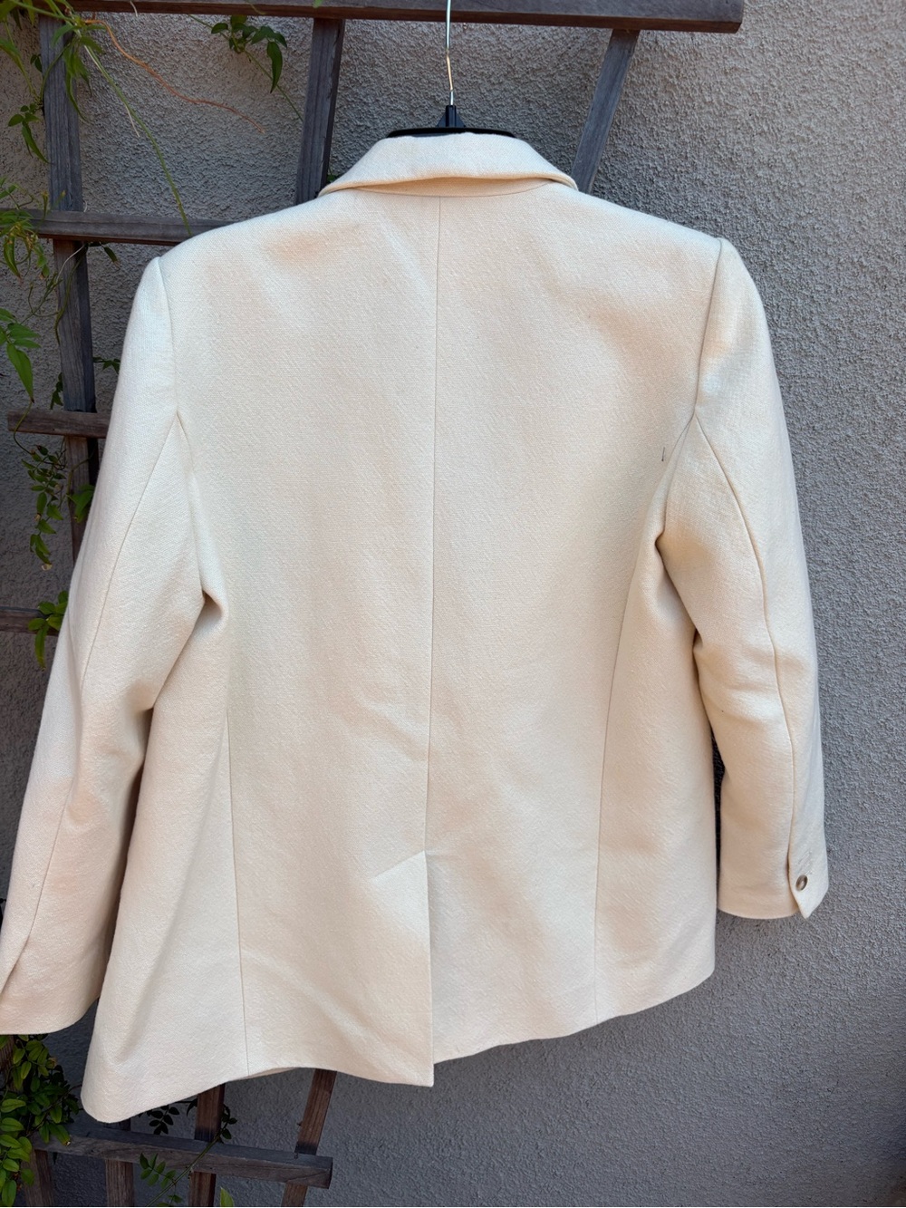 Sezane Michele Jacket Blazer Ecru Size 40 US 8 - Picture 8 of 12